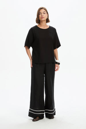 WIDE SLEEVE YOKE TEE