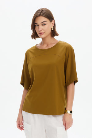 WIDE SLEEVE YOKE TEE