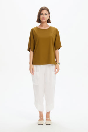 WIDE SLEEVE YOKE TEE