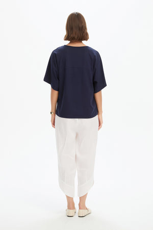 WIDE SLEEVE YOKE TEE