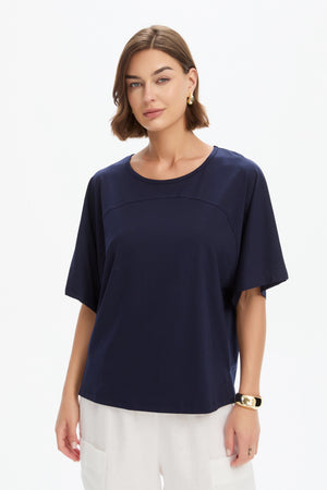 WIDE SLEEVE YOKE TEE