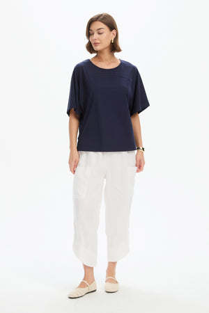 WIDE SLEEVE YOKE TEE
