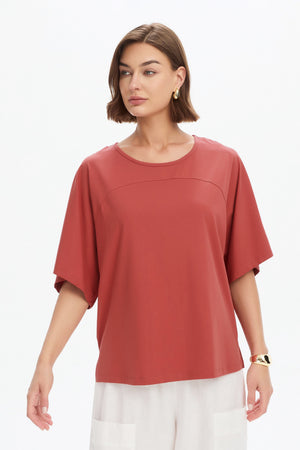 WIDE SLEEVE YOKE TEE