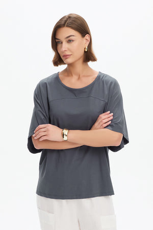 WIDE SLEEVE YOKE TEE