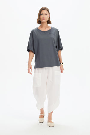 WIDE SLEEVE YOKE TEE