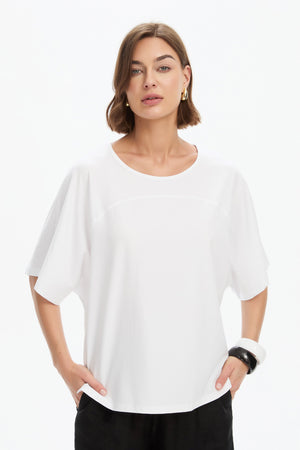 WIDE SLEEVE YOKE TEE