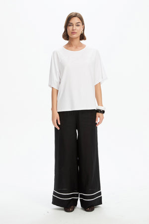 WIDE SLEEVE YOKE TEE