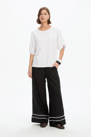 WIDE SLEEVE YOKE TEE