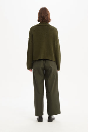ZIP COLLAR CARDIGAN