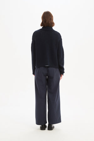 ZIP COLLAR CARDIGAN