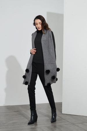 POM POM SCARF