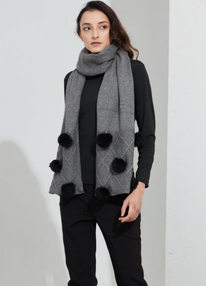 POM POM SCARF