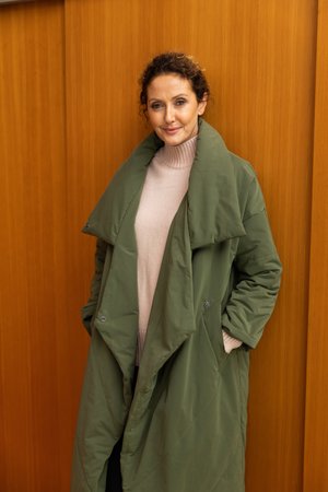 LONGLINE WRAP COAT