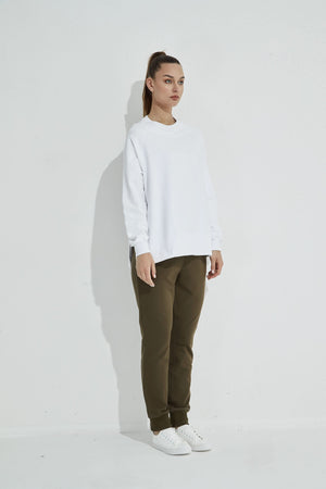 SIDE ZIP SWEAT
