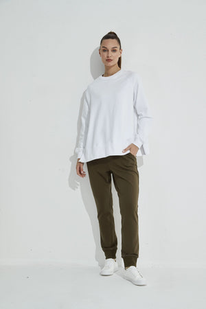 SIDE ZIP SWEAT