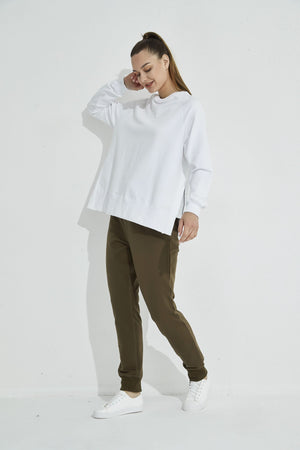 SIDE ZIP SWEAT