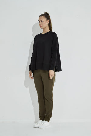 SIDE ZIP SWEAT