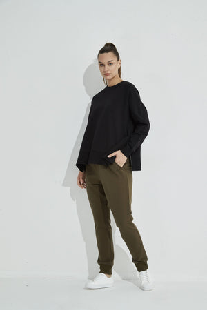 SIDE ZIP SWEAT