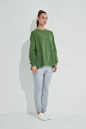 SIDE ZIP SWEAT