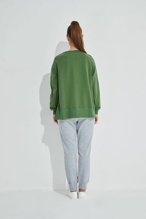 SIDE ZIP SWEAT