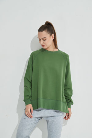 SIDE ZIP SWEAT