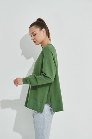 SIDE ZIP SWEAT