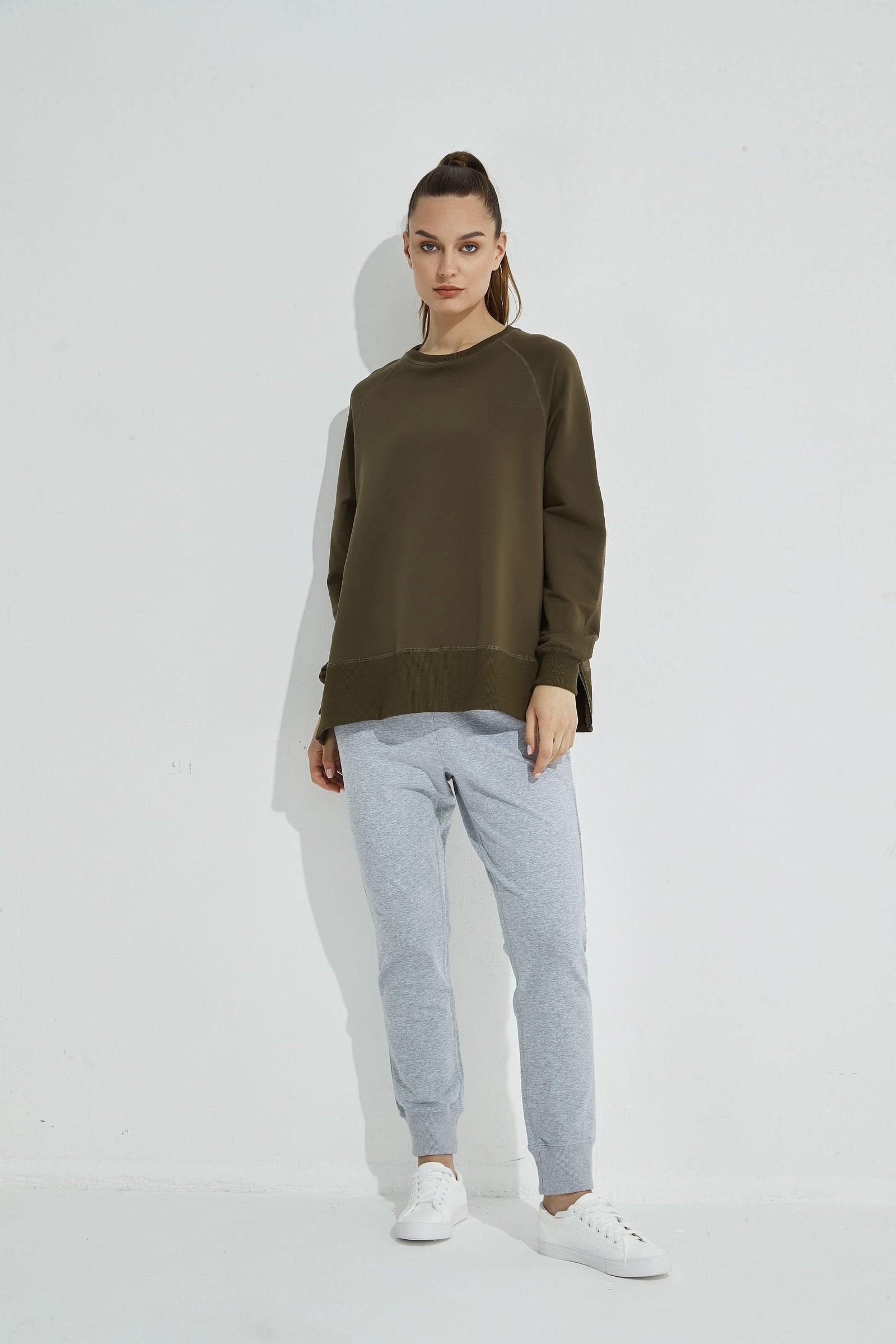 SIDE ZIP SWEAT