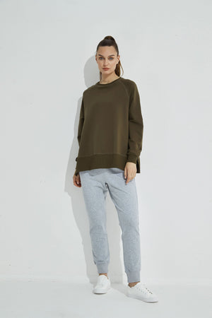 SIDE ZIP SWEAT