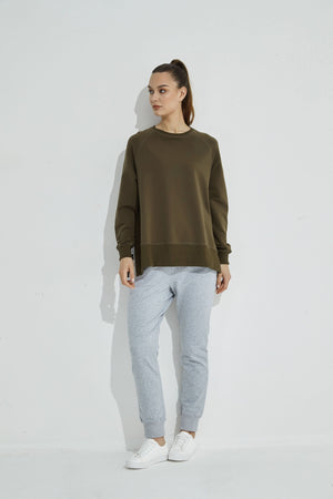 SIDE ZIP SWEAT