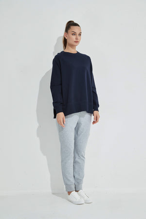 SIDE ZIP SWEAT