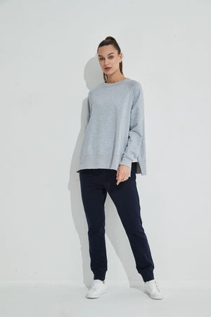 SIDE ZIP SWEAT