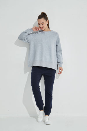 SIDE ZIP SWEAT