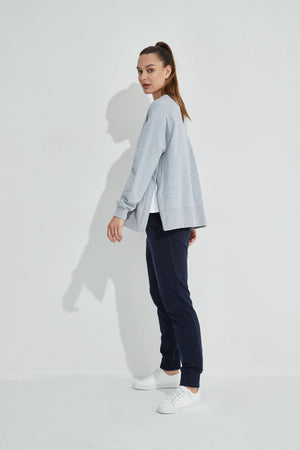 SIDE ZIP SWEAT