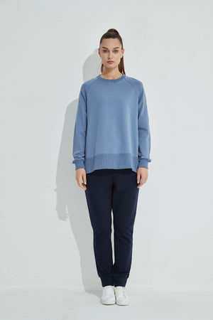 SIDE ZIP SWEAT