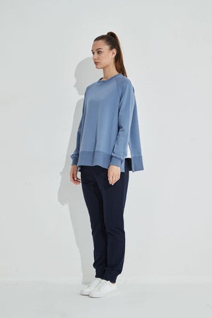 SIDE ZIP SWEAT