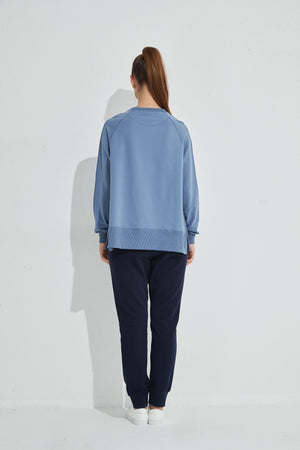 SIDE ZIP SWEAT