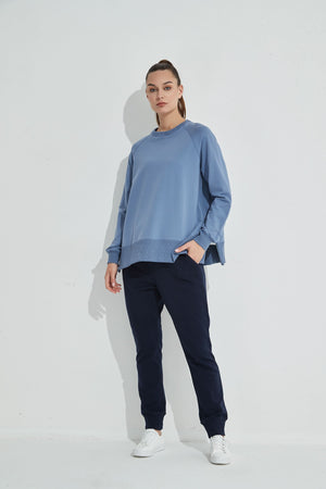 SIDE ZIP SWEAT