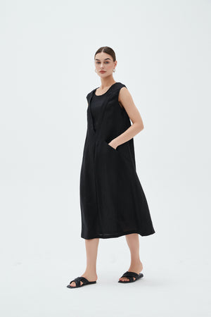 V FLANGE DRESS