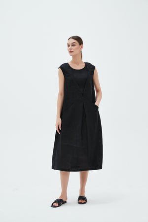 V FLANGE DRESS