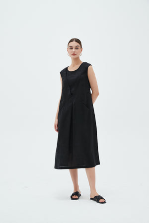 V FLANGE DRESS