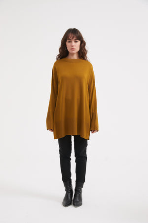 DEEP HEM KNIT