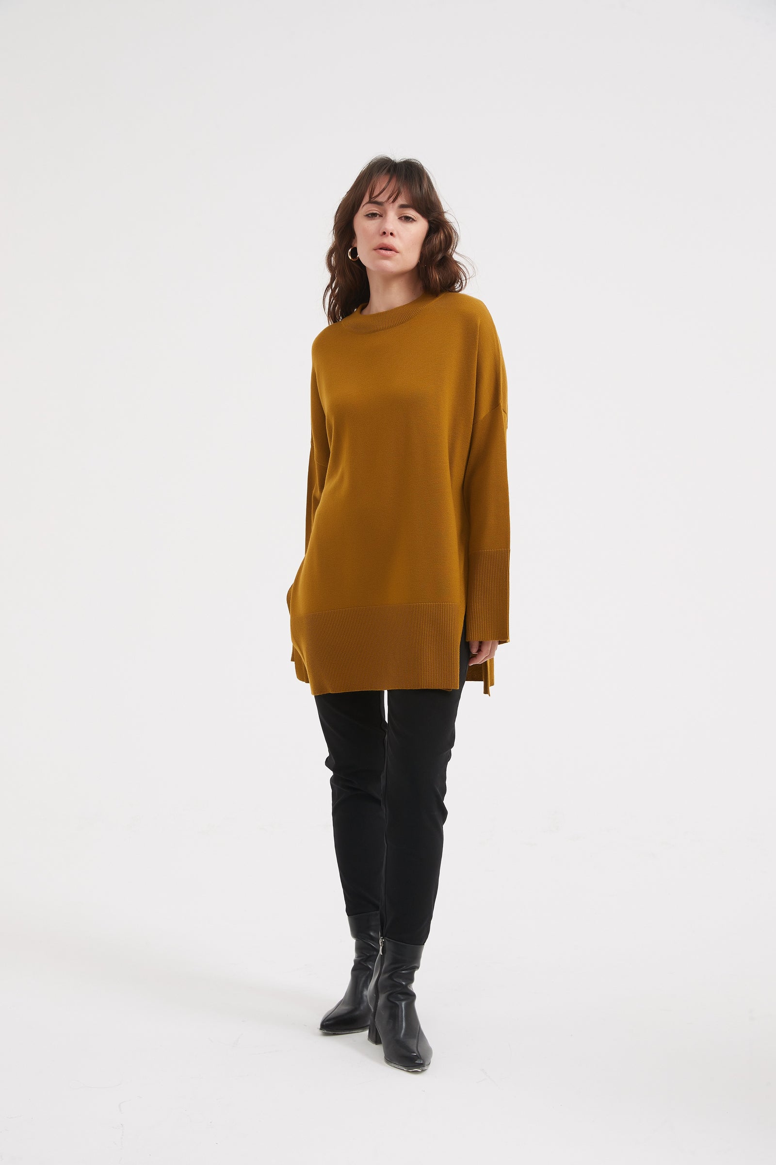 DEEP HEM KNIT