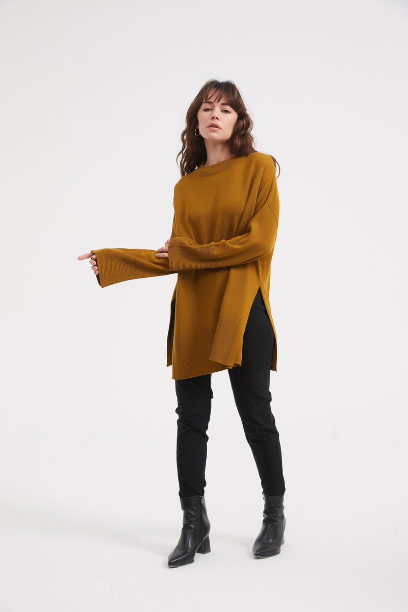DEEP HEM KNIT