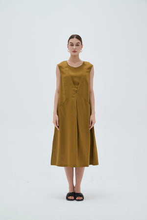 V FLANGE DRESS