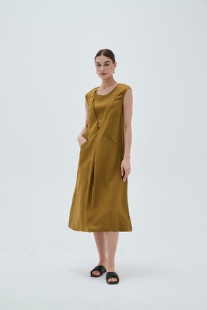 V FLANGE DRESS