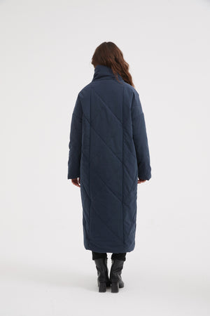 LONGLINE WRAP COAT