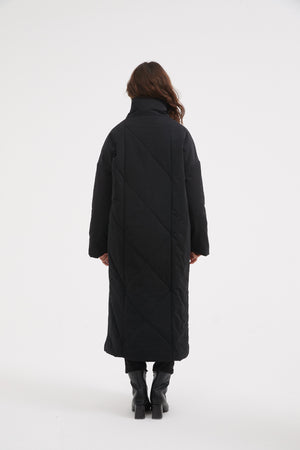 LONGLINE WRAP COAT