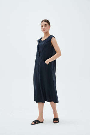 V FLANGE DRESS