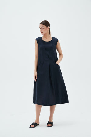 V FLANGE DRESS