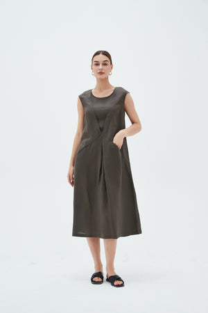 V FLANGE DRESS